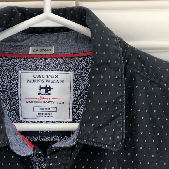 Cactus New York men’s button shirt - Picture 9 of 10